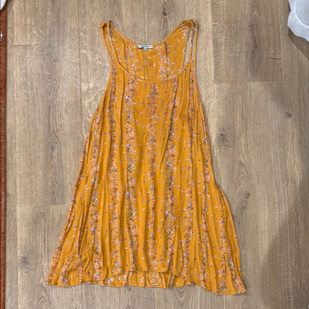 Flynn Sky- Floral Orange Sleeveless Mini